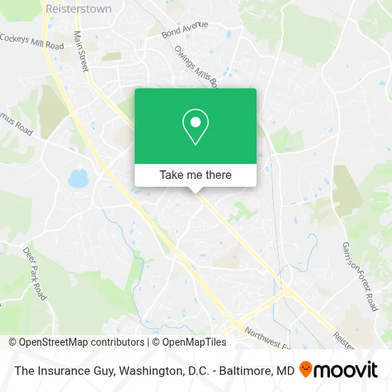 The Insurance Guy map