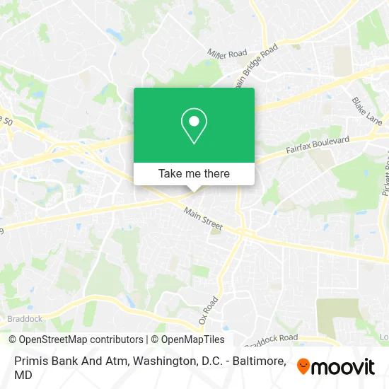 Primis Bank And Atm map