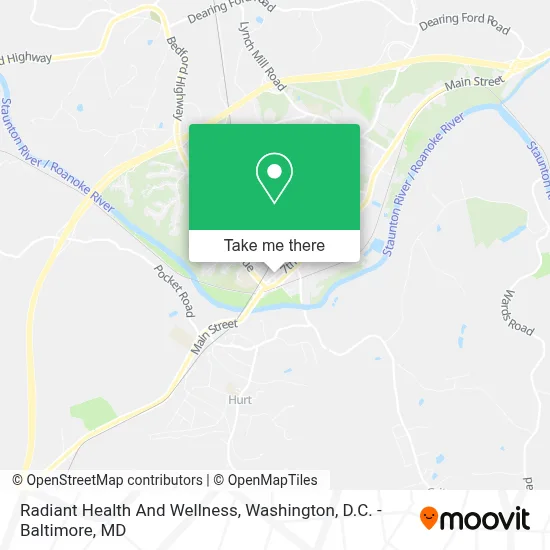 Radiant Health And Wellness map
