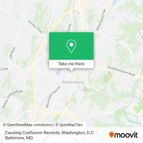 Causing Confusion Records map