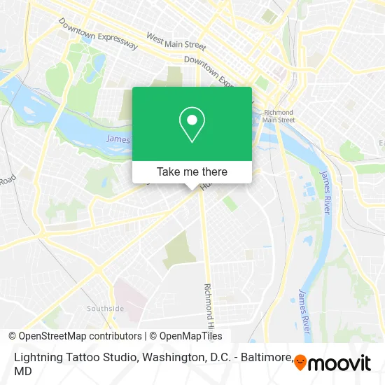 Lightning Tattoo Studio map
