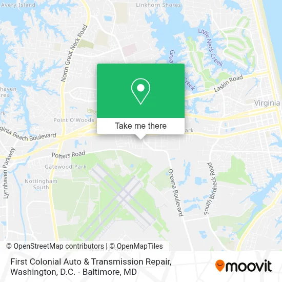 First Colonial Auto & Transmission Repair map