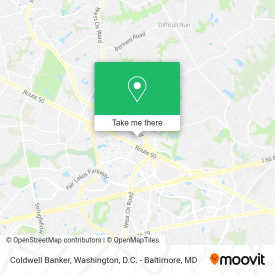 Coldwell Banker map