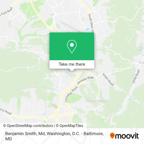 Benjamin Smith, Md map