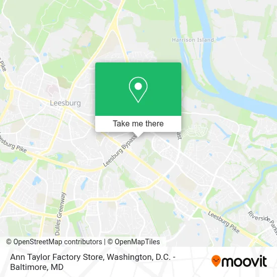 Ann Taylor Factory Store map