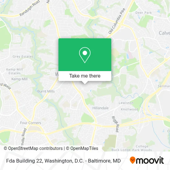 Fda Building 22 map
