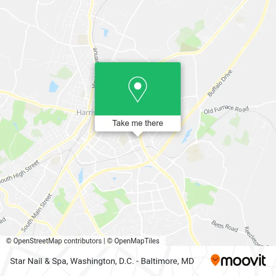 Star Nail & Spa map