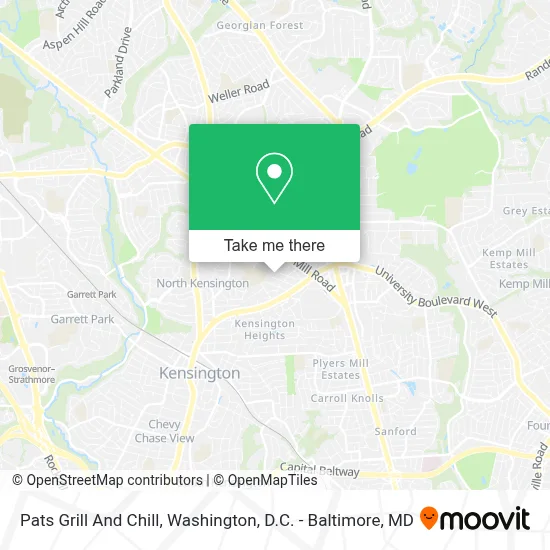 Pats Grill And Chill map