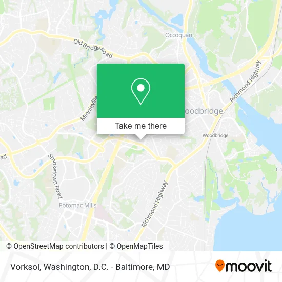 Vorksol map
