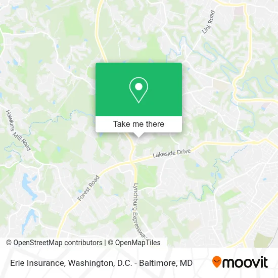 Erie Insurance map