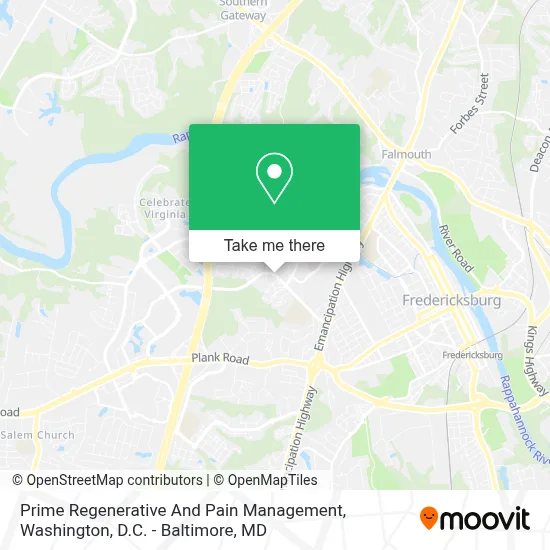 Prime Regenerative And Pain Management map