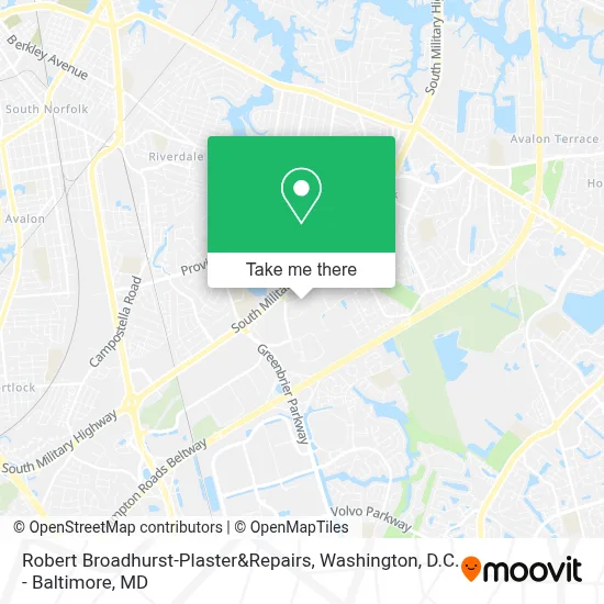 Robert Broadhurst-Plaster&Repairs map