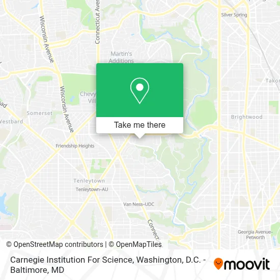 Carnegie Institution For Science map
