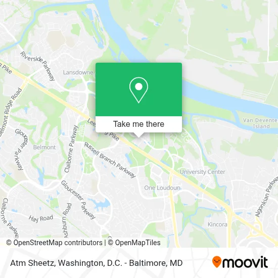 Atm Sheetz map