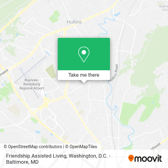 Friendship Assisted Living map