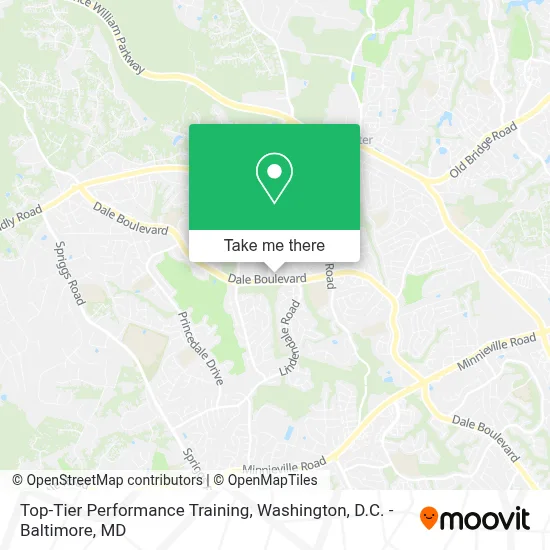 Top-Tier Performance Training map