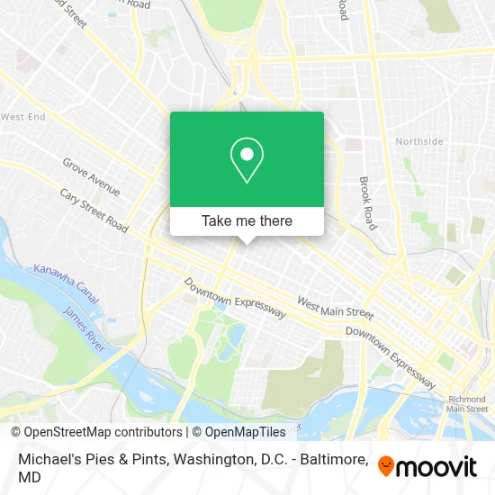 Michael's Pies & Pints map