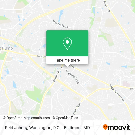 Reid Johnny map