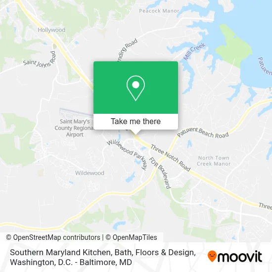 Southern Maryland Kitchen, Bath, Floors & Design map