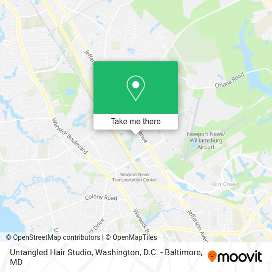 Untangled Hair Studio map
