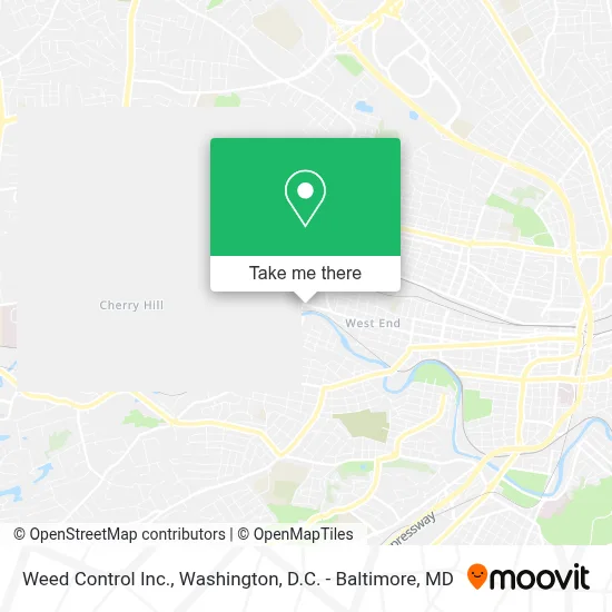 Weed Control Inc. map