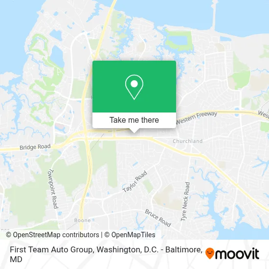 First Team Auto Group map