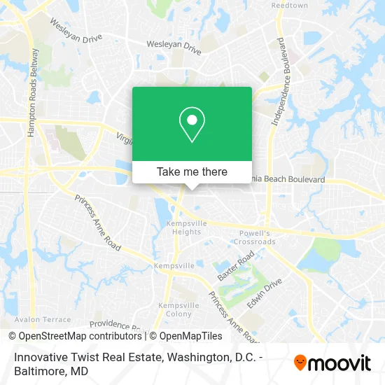 Innovative Twist Real Estate map