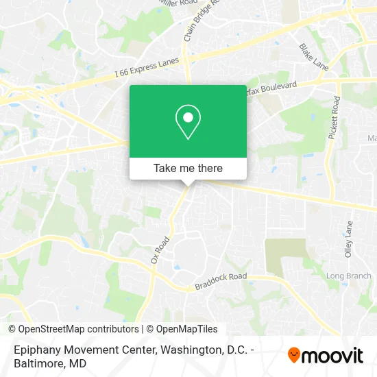 Epiphany Movement Center map