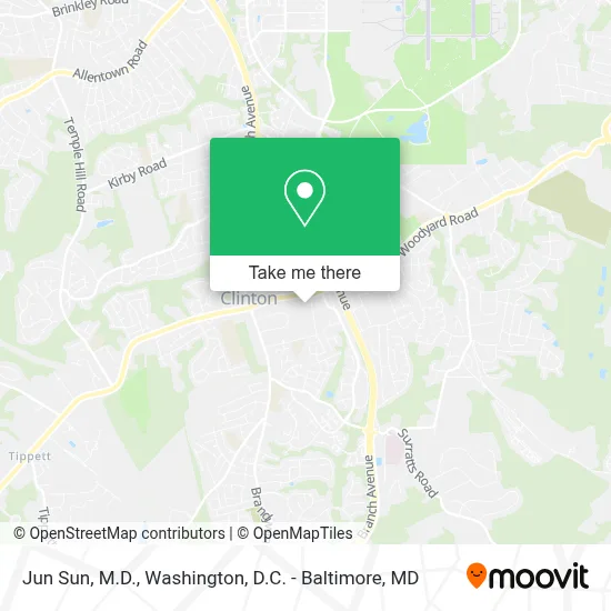 Jun Sun, M.D. map