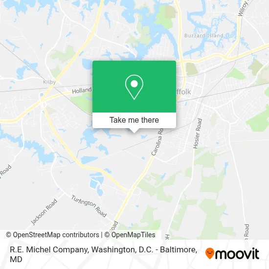 R.E. Michel Company map