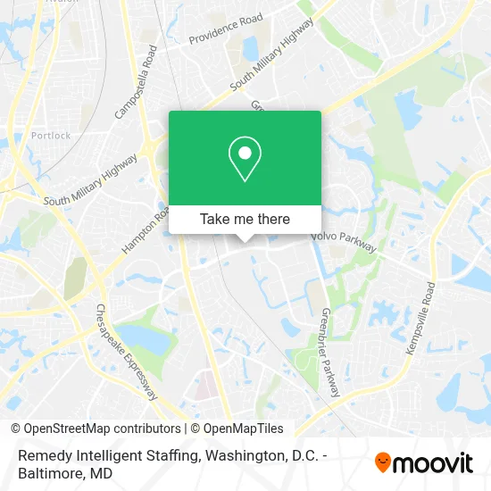 Remedy Intelligent Staffing map
