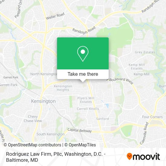 Rodriguez Law Firm, Pllc map