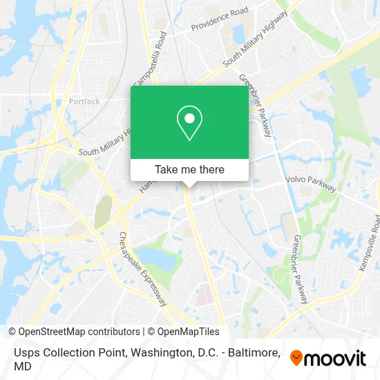 Usps Collection Point map