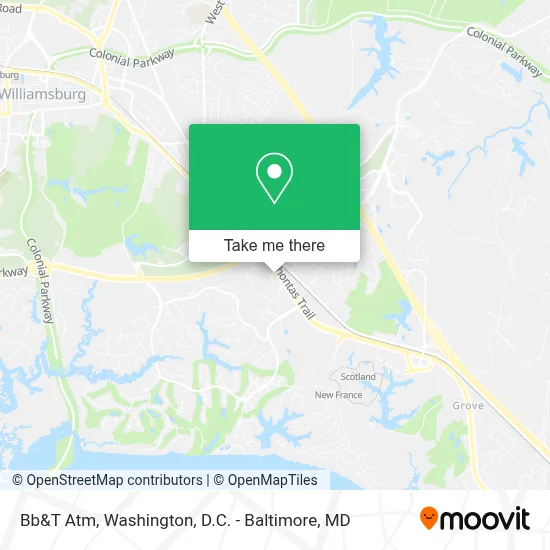 Bb&T Atm map