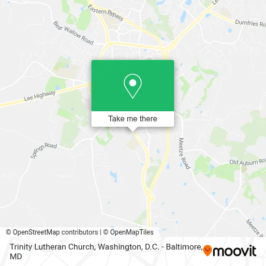 Trinity Lutheran Church map