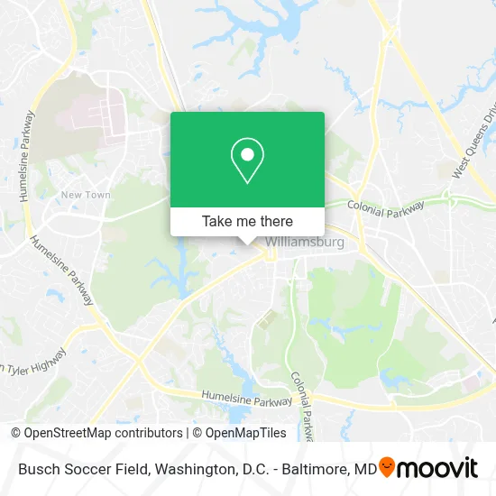 Busch Soccer Field map