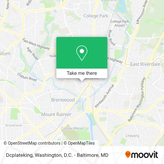 Dcplateking map