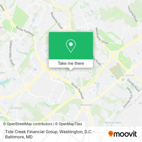 Tide Creek Financial Group map