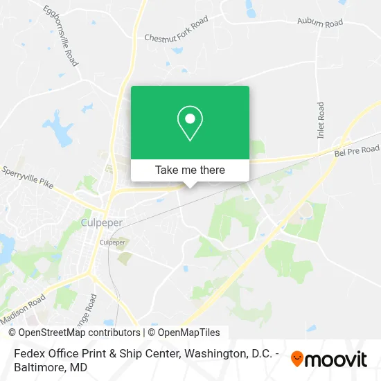 Fedex Office Print & Ship Center map