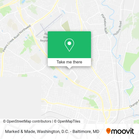 Marked & Made map