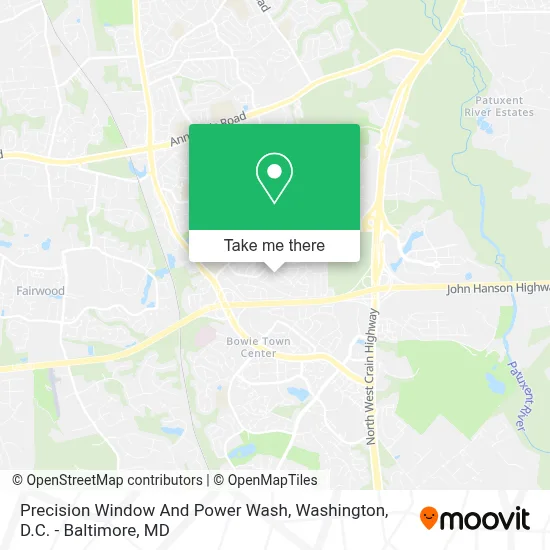 Precision Window And Power Wash map