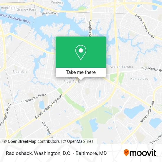 Radioshack map