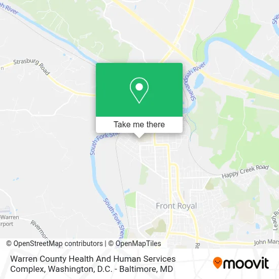 Warren County Health And Human Services Complex map