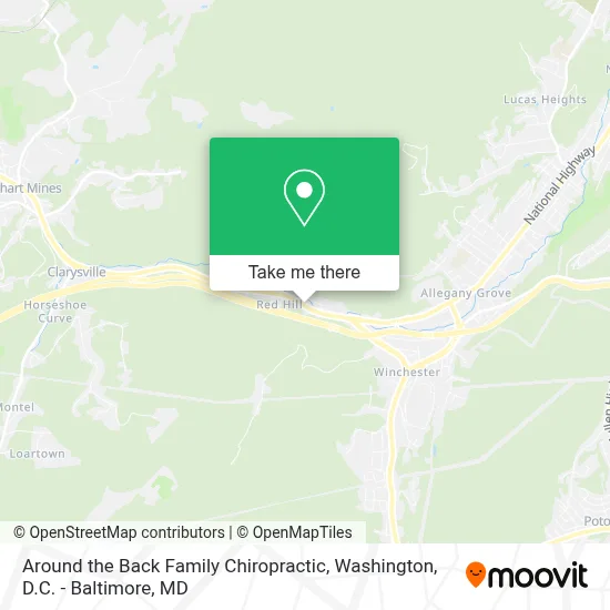 Around the Back Family Chiropractic map