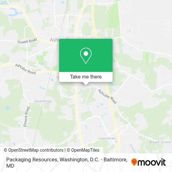 Packaging Resources map