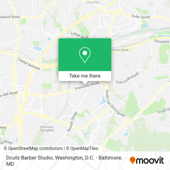 Dcuts Barber Studio map