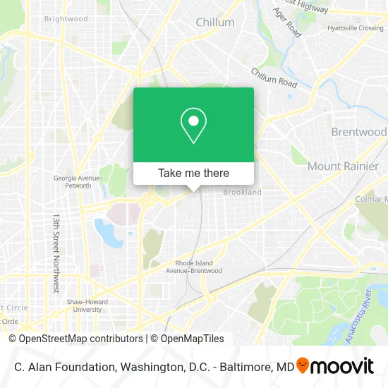 C. Alan Foundation map