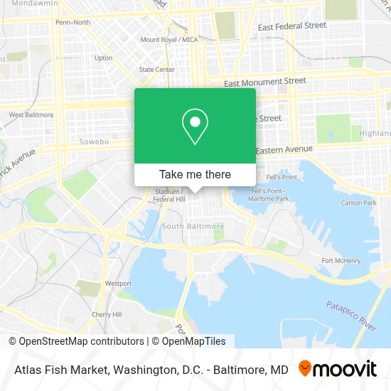 Atlas Fish Market map