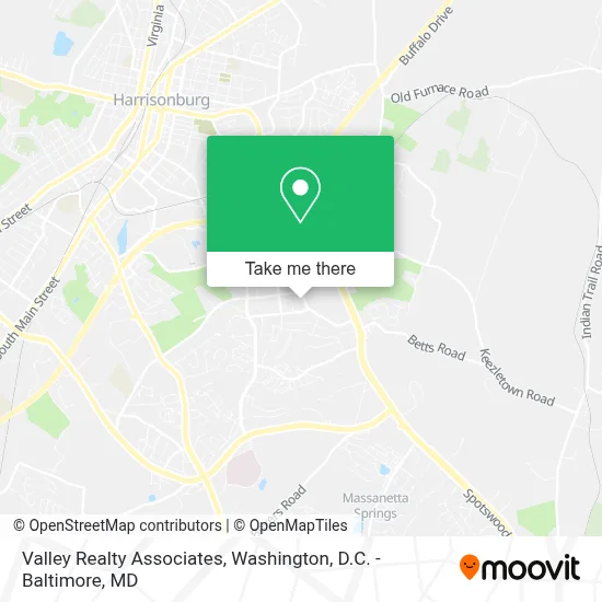 Valley Realty Associates map