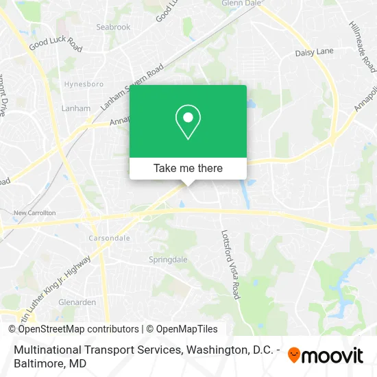 Multinational Transport Services map